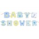 Festone Baby Shower Baby Blue