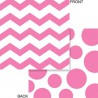 Tovaglioli Chevron e Pois Rosa