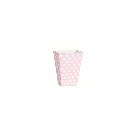 Light Pink Dots Treat Boxes