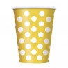 Yellow Dots Paper Cups