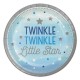 Piattini in carta Stelline Azzurro - Twinkle Twinkle Little Star