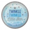 Piattini in carta Stelline Azzurro - Twinkle Twinkle Little Star