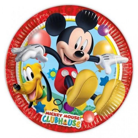 Mickey Club House Dessert Plates