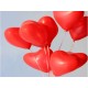 Palloncini a forma di cuore rosso - bouquet