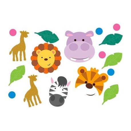 Jungle Animals Mini Confetti