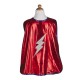 Superheroine Fancy Dress Set Tutu/Cape/Mask - back