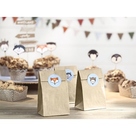 Woodland Treat Bags with Stickers