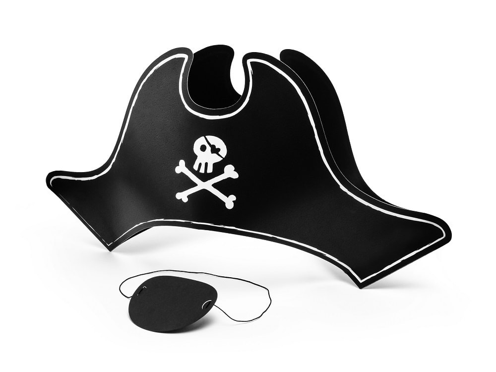 Set Cappello e Benda Pirata