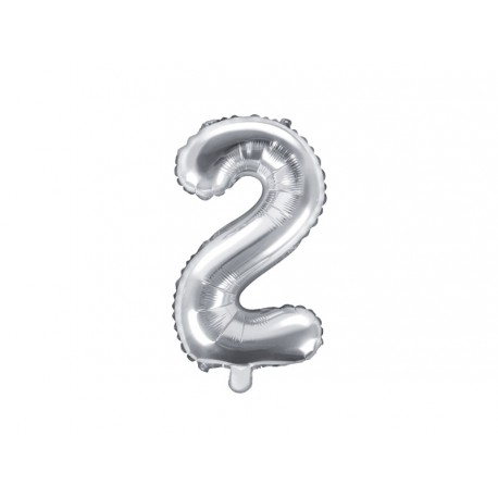 2 Silver Foil Balloon