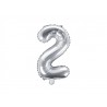 2 Silver Foil Balloon