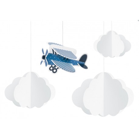 Little Plane Hanging decoration Set