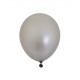 Metallic Silver Standard Latex Balloons