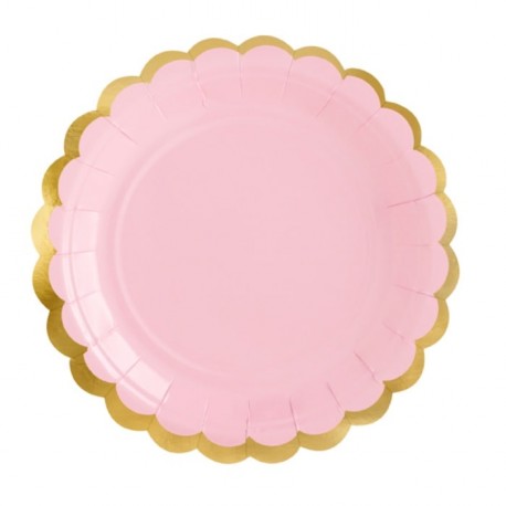 Piattini Rosa e Oro