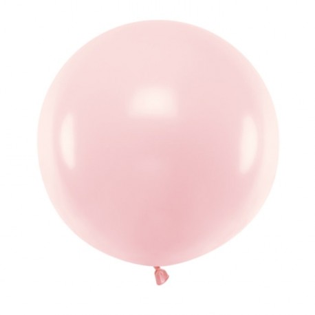 Pastel Pale Pink Big Balloon 60cm