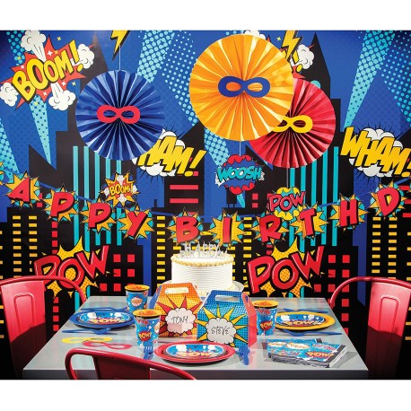 Superhero Photo Backdrop