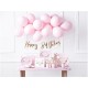 Rose Gold Foil Happy Birthday Banner in Kitten Party