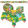 Jungle Friends Party Kit 90 pieces