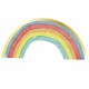 Rainbow Pastel Shaped Napkins