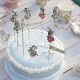 Set Cake Topper Alice nel Paese delle Meraviglie