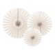 Paper party decoration Beige Decorative Rosettes