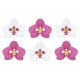 Fiori in carta Orchidee 6 pz