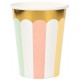 Pastel and Gold Foil Cups