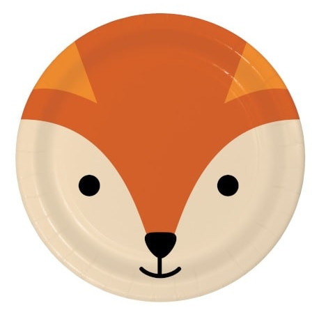 Fox Dessert Plates