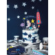 Set Cake Topper Space Party