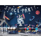 Festone "Space Party" in cartoncino foil