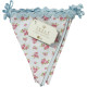 Floral Mix Fabric Bunting party decoration