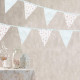 Floral Mix Fabric Bunting for girls room decoration