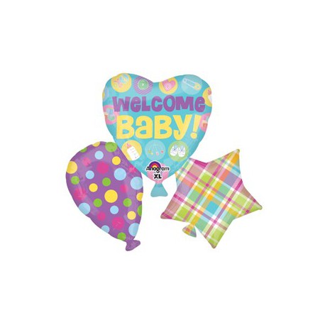 Welcome Baby SuperShape Foil Balloon